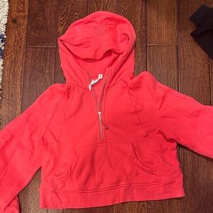 Lululemon Athletica Red Zip-Up Hoodie